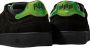 P448 Zwarte Suède Neon Groene Skate Sneakers Black Heren - Thumbnail 2