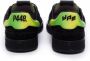 P448 Zwarte Suède Neon Groene Skate Sneakers Black Heren - Thumbnail 7
