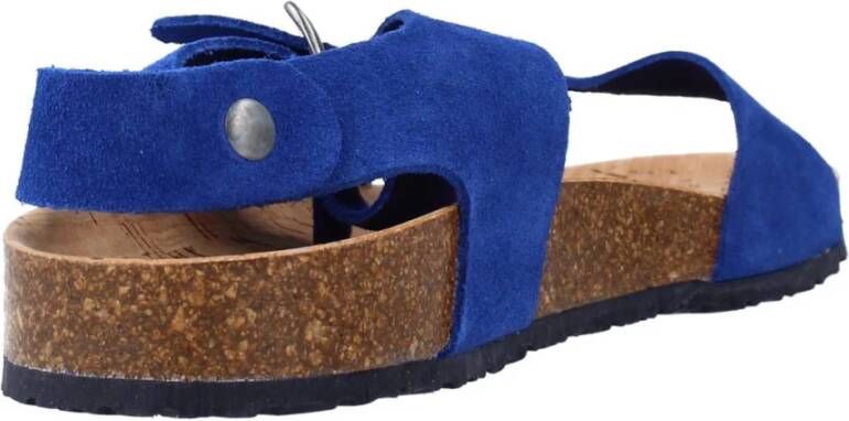 Pablosky Gesp Platte Sandalen Blue Heren