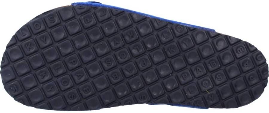 Pablosky Gesp Platte Sandalen Blue Heren