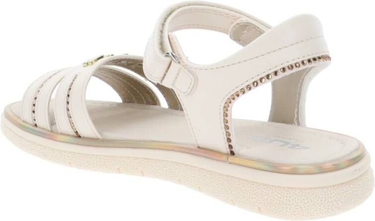 Paciotti Dames Sandalen van Kunstleer met Klittenbandsluiting Beige Dames