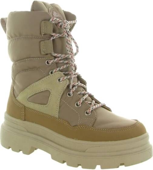 Pajar Lage Top Sneakers voor Vrouwen Beige Dames