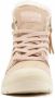 Palladium PAMPA~HIGH~ZIP~WL~~~~~~~~~~~~~ Hoge sneakersVeterlaarzenDames veterschoenenDames sneakersHalf-hoge schoenen Wit beige - Thumbnail 9