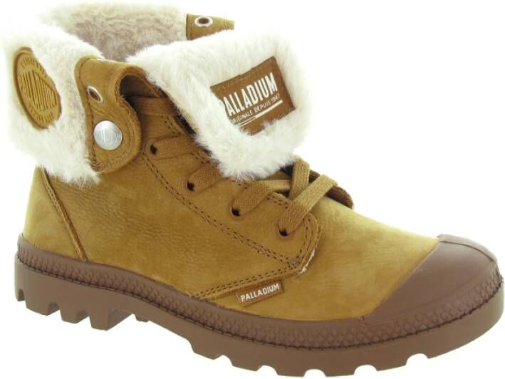 Palladium Hoge Baggy Laarzen Brown Dames
