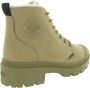 Palladium Nubuck Rits Dameslaarzen Brown Dames - Thumbnail 9
