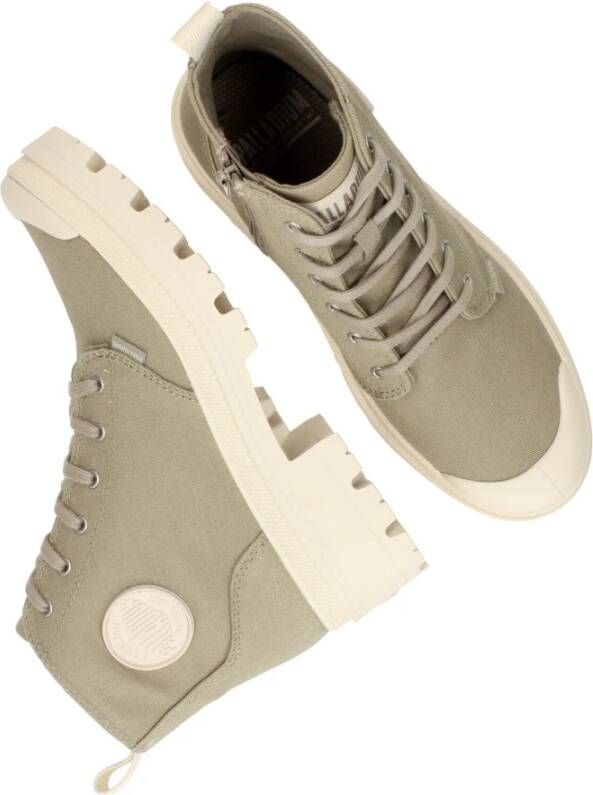 Palladium Hoge veterschoenen PALLABASE twill van textiel - Foto 6