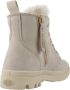 Palladium PAMPA~HIGH~ZIP~WL~~~~~~~~~~~~~ Hoge sneakersVeterlaarzenDames veterschoenenDames sneakersHalf-hoge schoenen Wit beige - Thumbnail 16