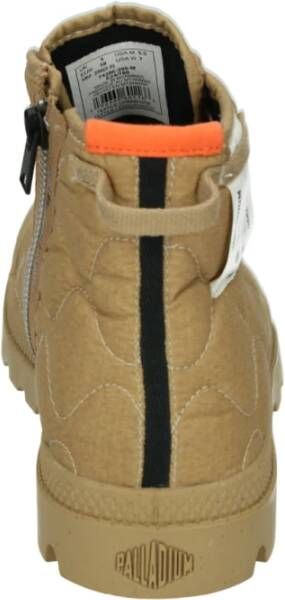 Palladium Sportieve Mid-Top Gewatteerde Sneakers Taupe