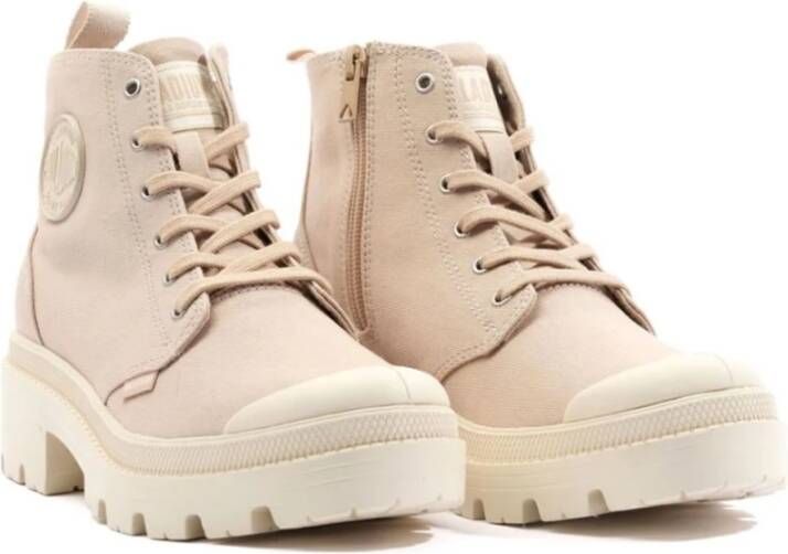 Palladium Twill Nude Dust Sneakers