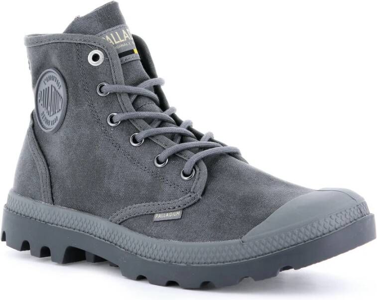 Palladium Wax Hi-Top Laarzen Grijs Unisex
