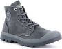 Palladium Wax Hi-Top Laarzen Grijs Unisex - Thumbnail 3