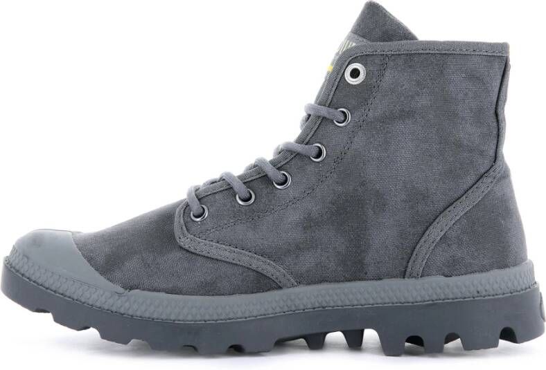 Palladium Wax Hi-Top Laarzen Grijs Unisex