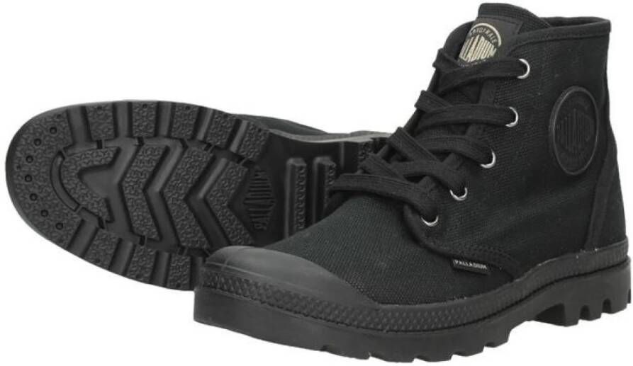 Palladium Zwarte Halfhoge Pampa Hi Avontuursschoen