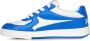 Palm Angels Blauwe Sneakers met Wit Leren Bovenwerk Blue Heren - Thumbnail 4