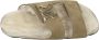 Palm Angels Beige Sandalen met Bont Binnenzool Beige Dames - Thumbnail 2