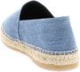 Palm Angels Denim Espadrilles met Geborduurd Logo Blue Heren - Thumbnail 2