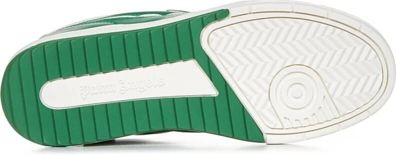 Palm Angels University leren sneakers Groen - Foto 6