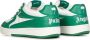 Palm Angels Witte Leren Sneakers met Smaragdgroene Accenten White - Thumbnail 7