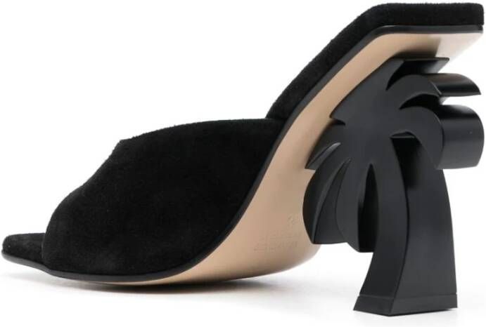 Palm Angels Heeled Mules Zwart Dames