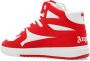 Palm Angels Rode hoge sneakers met wit logo Red Heren - Thumbnail 6