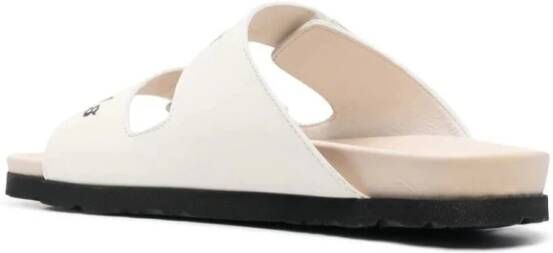 Palm Angels Sandalen met logoprint Beige - Foto 4