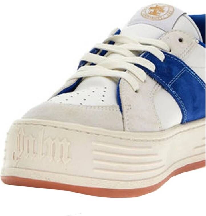 Palm Angels Leren Logo Sneakers met Suède Details