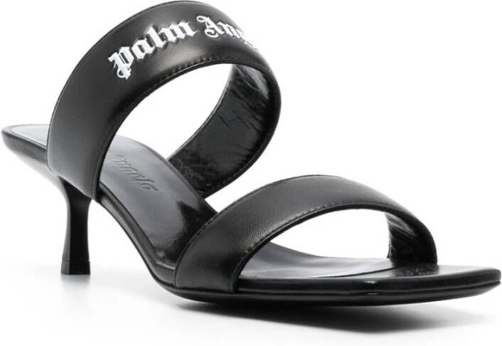 Palm Angels Leren muiltjes Zwart - Foto 4