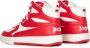 Palm Angels Rode hoge sneakers met wit logo Red Heren - Thumbnail 11