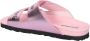 Palm Angels Roze Leren Sandalen met Klittenbandsluiting Pink Dames - Thumbnail 3