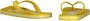 Palm Angels Rubberen flip-flop met logo Yellow Heren - Thumbnail 4