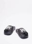 Palm Angels Zwarte Monogram Pool Slippers Black Heren - Thumbnail 13