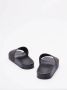 Palm Angels Zwarte Monogram Pool Slippers Black Heren - Thumbnail 14