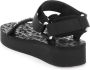 Palm Angels Zwarte Sneakers met Band en Logo Detail Black Dames - Thumbnail 9