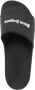 Palm Angels Slippers & Mules Dames Essential Logo Slider Zwart in zwart - Thumbnail 8
