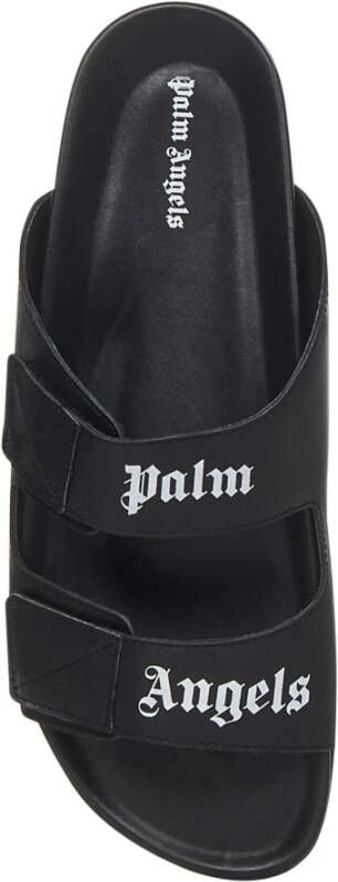 Palm Angels Zwarte zomerslippers Zwart Heren