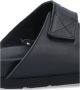 Palm Angels Zwarte Leren Sliders met Dubbele Touch Strap Black - Thumbnail 6