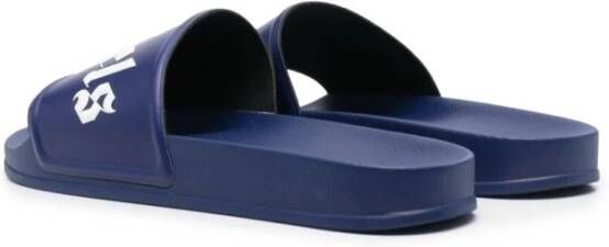 Palm Angels Sliders Blauw Heren
