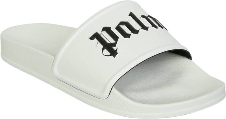 Palm Angels Slippers met logoprint Wit - Foto 6