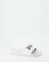 Palm Angels Slippers met logoprint Wit - Thumbnail 4