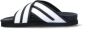 Palm Angels Witte leren slofje casual stijl - Thumbnail 5