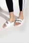Palm Angels Slippers met logoprint Wit - Thumbnail 3