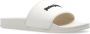 Palm Angels Slippers met logoprint Beige - Thumbnail 4