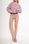 Palm Angels Roze Leren Sandalen met Klittenbandsluiting Pink Dames - Thumbnail 3