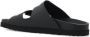 Palm Angels Zwarte Leren Sliders met Dubbele Touch Strap Black - Thumbnail 7