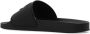 Palm Angels Zwarte Monogram-Geëmbosseerde Slippers voor Heren Black Heren - Thumbnail 6