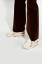 Palm Angels Leren sneakers met suède details en geborduurd logo Beige Heren - Thumbnail 6