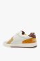 Palm Angels Leren sneakers met suède details en geborduurd logo Beige Heren - Thumbnail 9