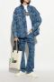 Palm Angels Witte universiteits veterschoenen van leer Wit Heren - Thumbnail 6