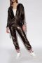 Palm Angels Zwarte Sneakers Regular Fit Geschikt voor Alle Temperaturen 100% Leer Black Dames - Thumbnail 8
