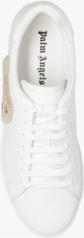 Palm Angels Sneakers met logo Wit Heren